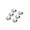 Zilverstad Stoffserviettenringe oval 6er-Set Metall