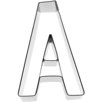Birkmann Ausstechform Buchstabe A, Edelstahl, 6 cm