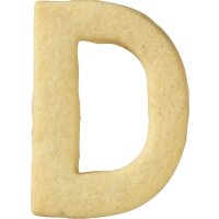 Birkmann Ausstechform Buchstabe D, Edelstahl, 6 cm