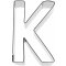 Birkmann Ausstechform Buchstabe K, Edelstahl, 6 cm