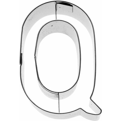 Birkmann Ausstechform Buchstabe Q, Edelstahl, 6 cm