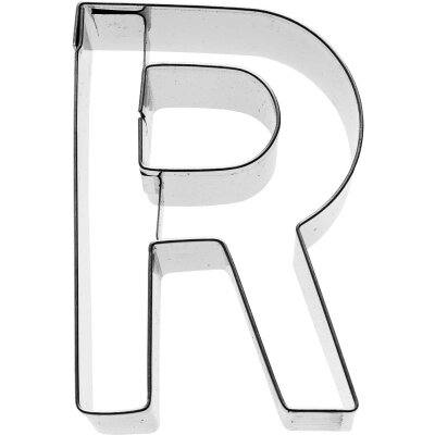 Birkmann Ausstechform Buchstabe R, Edelstahl, 6 cm