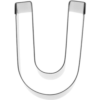 Birkmann Ausstechform Buchstabe U, Edelstahl, 6 cm