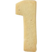 Birkmann Ausstechform Zahl 1, Edelstahl, 6 cm