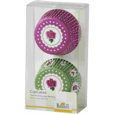 Birkmann Muffinförmchen Cottage Garden Rose Ø7 cm 48 Stück