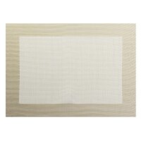 ASA Selection Tischset Weboptik 46x33 cm PVC off white