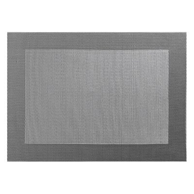 ASA Selection Tischset Weboptik 46x33 cm PVC grau