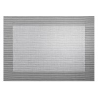 ASA Selection Tischset Weboptik 46x33 cm PVC silver black