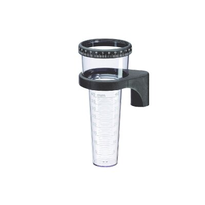 TFA Regenmesser mit Memory-Einstellring schwarz 20,5 cm Kunststoff