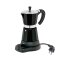 Cilio Espressobereiter Classico Aluminium 6 Tassen schwarz