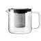 Bohemia Cristal Teekanne mit Metallsieb u. Deckel 1,3 ltr.