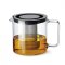 Bohemia Cristal Teekanne mit Metallsieb u. Deckel 1,3 ltr.