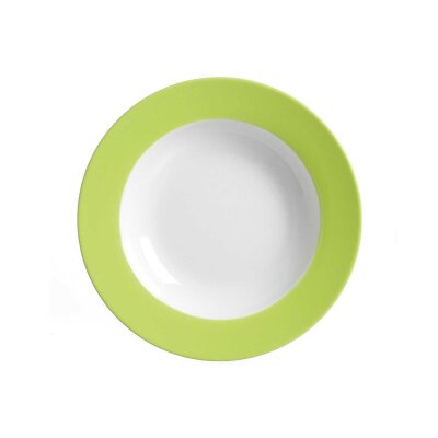 FLIRT by R&B Suppenteller Ø22 cm Porzellan Doppio grün