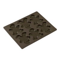 Lurch Flexiform Keksform Lebkuchenmann 24x30 cm braun