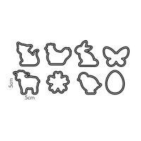 Tescoma Delícia Ausstechformen Ostern 8 Stück