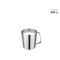 Weis Messbecher Edelstahl satiniert 500 ml