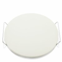 Pizzastein Ofenstein rund mit Gestell 33 cm