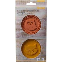 Birkmann Keksstempelscheiben Eule & Fuchs Ø7...