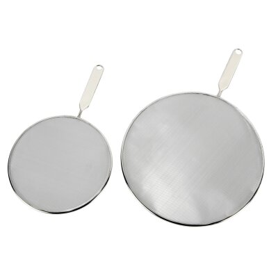 Metaltex Spritzschutzsiebe Aluminium Ø21 + 29  cm 2er-Set