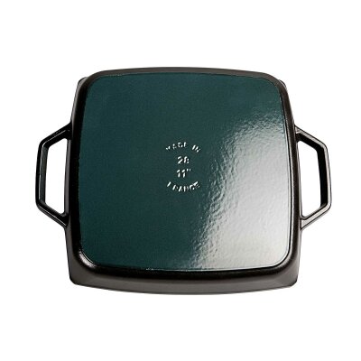 STAUB Grillpfanne mit 2 Griffen Gusseisen 28x28 cm schwarz
