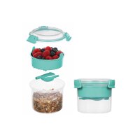 Sistema Breakfast to go 530 ml unterteilt mit Löffel