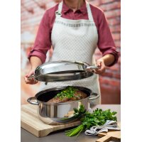 Schulte Ufer Multi Bräter mit Edelstahldeckel 38 cm 9,00 ltr.