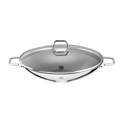 Schulte Ufer Wok Wega Ø34 cm 4,5 ltr. Edelstahl