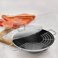Schulte Ufer Wok Wega Ø34 cm 4,5 ltr. Edelstahl