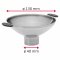 Westmark Marmeladentrichter Einmachtrichter Edelstahl 15 cm