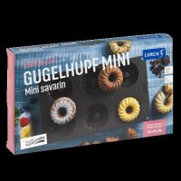 Lurch Flexiform Mini Gugelhopf Silikon 6-fach braun