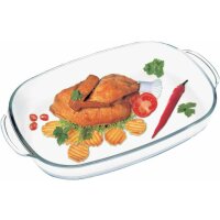 Riess Brat und Backschale eckig 2, 4 L, FASHION GLAS