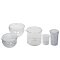 Bodum ERSATZTEIL Kunststofffilter zu Teebereiter 1.5 l, 1761, 1860, 1870, 1917, 10554, Transparent