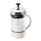 Bodum Chambord Milchschäumer mit Glasgriff groß 0.25 ltr. verchromt