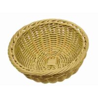 Brotkorb Brötchenkorb Saleen rund 22x8 cm hellbeige