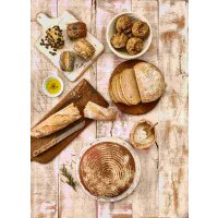 Birkmann Baguette-Blech, Laib und Seele, 38,5 x 28 cm, mit hochwertiger Antihaftbeschichtung