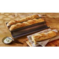 Birkmann Baguette-Blech, Laib und Seele, 38,5 x 28 cm, mit hochwertiger Antihaftbeschichtung