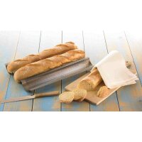 Birkmann Baguette-Blech, Laib und Seele, 38,5 x 28 cm, mit hochwertiger Antihaftbeschichtung