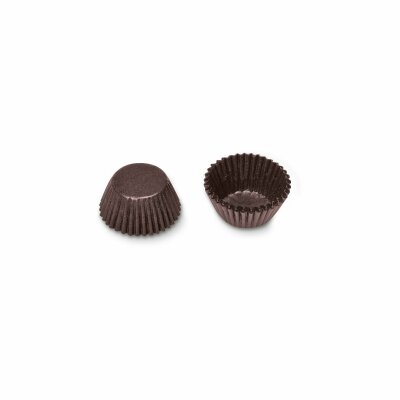 Pralinenförmchen 100er-Pack Pralinenkapseln braun von Städter