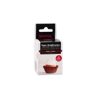 Pralinenförmchen 100er-Pack Pralinenkapseln braun von Städter