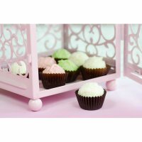 Pralinenförmchen 100er-Pack Pralinenkapseln braun von Städter