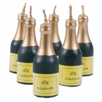 Motiv-Dekorationskerzen Maiback Champagner-Kerzen