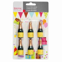 Motiv-Dekorationskerzen Maiback Champagner-Kerzen