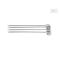 Weis Schaschlikspieße Grillspieße 21 cm 4er...