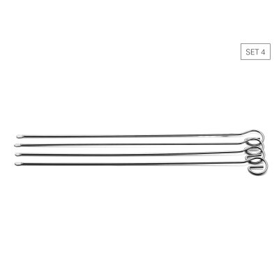 Weis Schaschlikspieße Grillspieße 28 cm 4er Set Edelstahl