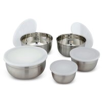 Weis Küchenschüssel Set 5-tlg. Ø12-20 cm mit Deckel Edelstahl
