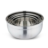 Weis Küchenschüssel Set 5-tlg. Ø12-20 cm mit Deckel Edelstahl
