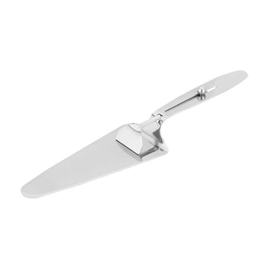 Weis Kuchenheber mit Schieber 24 cm aus Edelstahl