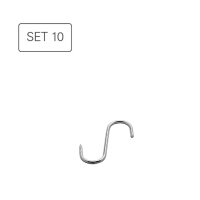 Weis Fleischhaken Räucherhaken 8 cm Edelstahl 10...