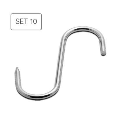 Weis Fleischhaken Räucherhaken 18 cm Edelstahl 10 Stück