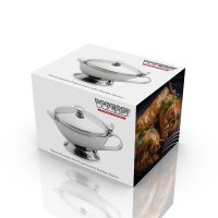 Weis Thermo-Sauciere mit Klapp-Deckel 400 ml Edelstahl